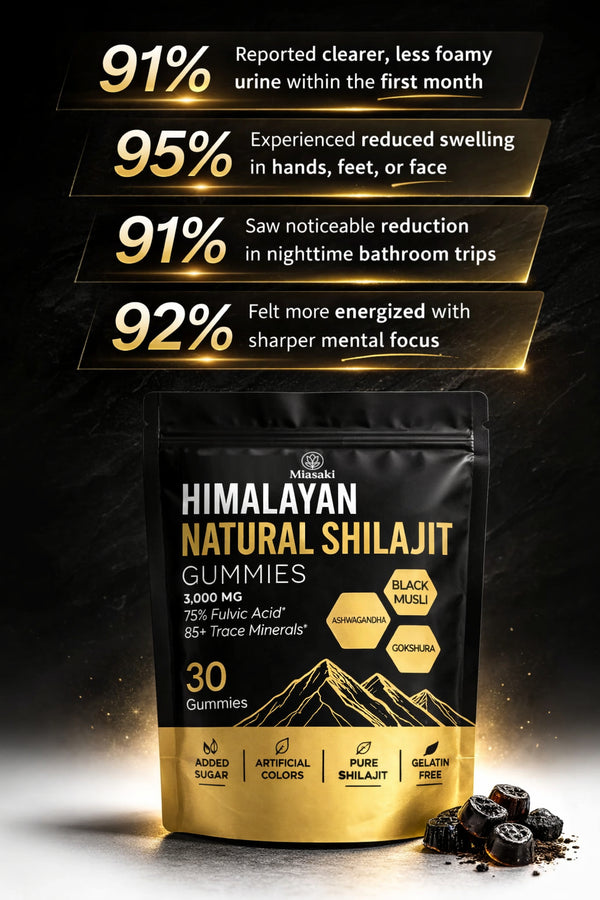 Miasaki Pure Himalayan Shilajit Gummies