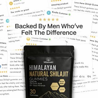 Miasaki Pure Himalayan Shilajit Gummies